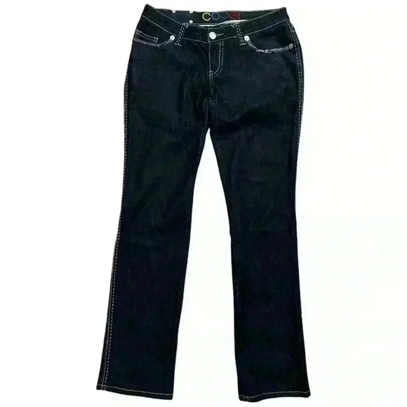 Y2K Coogi Rhinestone Angel Wings Jeans - Picture 2 of 8